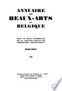Annuaire des beaux-arts de Belgique