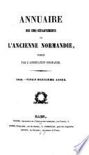 Annuaire des cinq départements de l'ancienne Normandie. An. 10-54, 56, 96