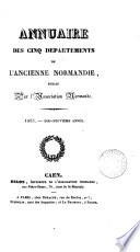 Annuaire des cinq départements de l'ancienne Normandie. An. 10-54, 56, 96