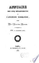 Annuaire des cinq départements de l'ancienne Normandie