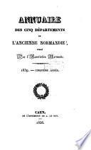 Annuaire des cinq départements de l'ancienne Normandie