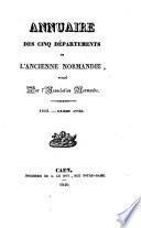 Annuaire des cinq départements de l'ancienne Normandie