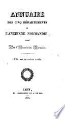 Annuaire des Cinq Departements de la Normandie