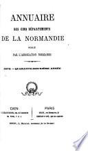 Annuaire des Cinq Departements de la Normandie