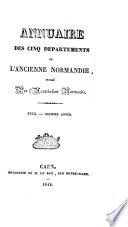 Annuaire des cinq départements de la Normandie