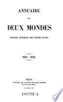 Annuaire des deux mondes; histoire generale des divers etats