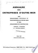 Annuaire des entreprises et organismes d'outre-mer