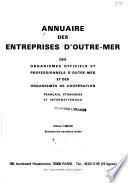 Annuaire des entreprises et organismes d'outre-mer