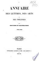 Annuaire des lettres, des arts et des théâtres