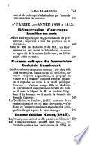 Annuaire des sciences médicales (1845)
