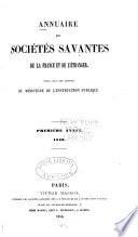 Annuaire des sociétés savantes de la France et de l'étranger