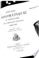 Annuaire diplomatique et consulaire de la République Française