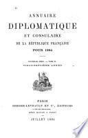 Annuaire diplomatique et consulaire de la République Française