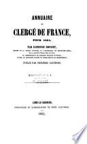 Annuaire du clergé de France