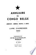Annuaire du Congo belge