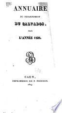 Annuaire du département du Calvados pour l'année ...