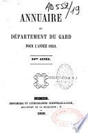 Annuaire du département du Gard