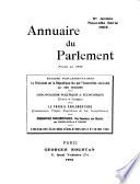 Annuaire du parlement ....