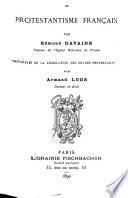 Annuaire du protestantisme français par Edmond Davaine