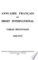 Annuaire français de droit international