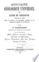 Annuaire gëologique universel