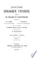 Annuaire géologique universel