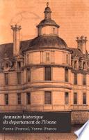 Annuaire historique du departement de l'Yonne