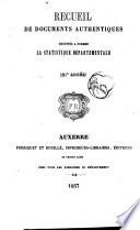 Annuaire historique du Département de l'Yonne