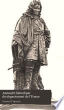 Annuaire historique du departement de l'Yonne