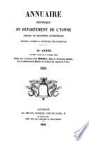 Annuaire Historique du Dept. de l'Yonne. Recueil de Documents Authentiques Destinés a Former la Statistique Départementale