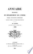 Annuaire Historique du Dept. de l'Yonne. Recueil de Documents Authentiques Destinés a Former la Statistique Départementale