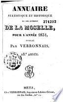 Annuaire historique et statistique du département de la Moselle pour l'année ...