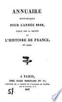Annuaire historique