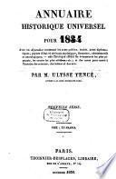 Annuaire historique universel