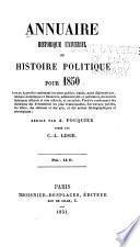 Annuaire historique universel