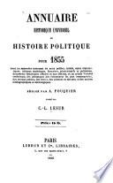 Annuaire historique universel