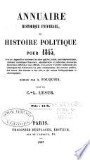 Annuaire historique universel, ou, Histoire politique
