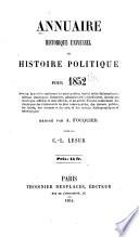 Annuaire historique universel, ou, Histoire politique
