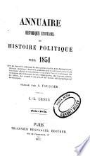 Annuaire historique universel, ou, Histoire politique