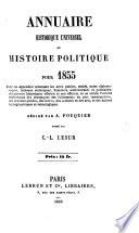 Annuaire historique universel, ou, Histoire politique