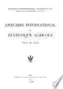 Annuaire international de statistique agricole