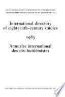 Annuaire International Des Dix-huitiémistes