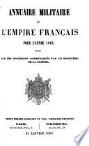 Annuaire militaire de l'Empire francais
