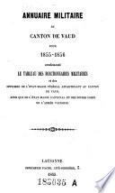 Annuaire militaire du canton de Vaud