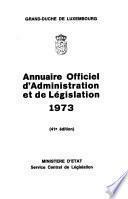 Annuaire officiel d'administration et de législation