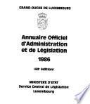 Annuaire officiel d'administration et de législation