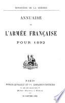 Annuaire officiel de l'armée française