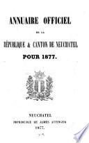 Annuaire officiel de la République et Canton de Neuchâtel