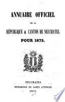 Annuaire officiel de la République et Canton de Neuchâtel