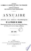 Annuaire officiel des abonnés au téléphone, département du Rhône (1892)